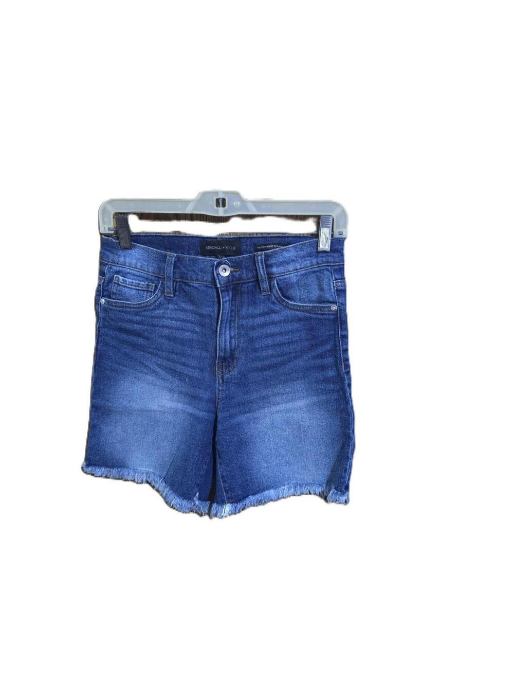 Kendall & Kylie Denim Cut off Shorts. Boyfriend Bermuda.
